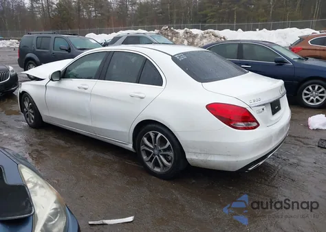2015 Mercedes-Benz C 300 Luxury/Sport from USA, damaged, VIN 55SWF4JB9FU080360